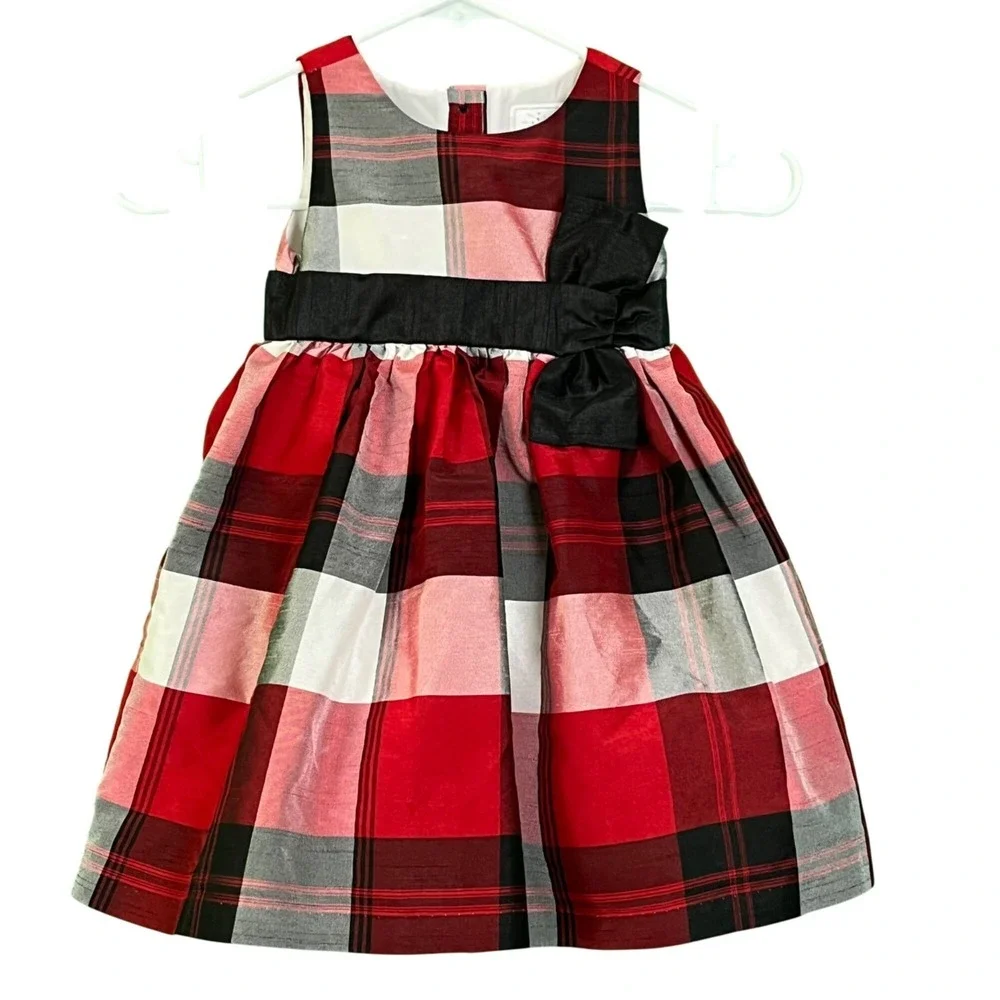 Gymboree Dressed Up Set‎ 3 Girls Toddler 2T Plaid Floral Event Formal Wedding